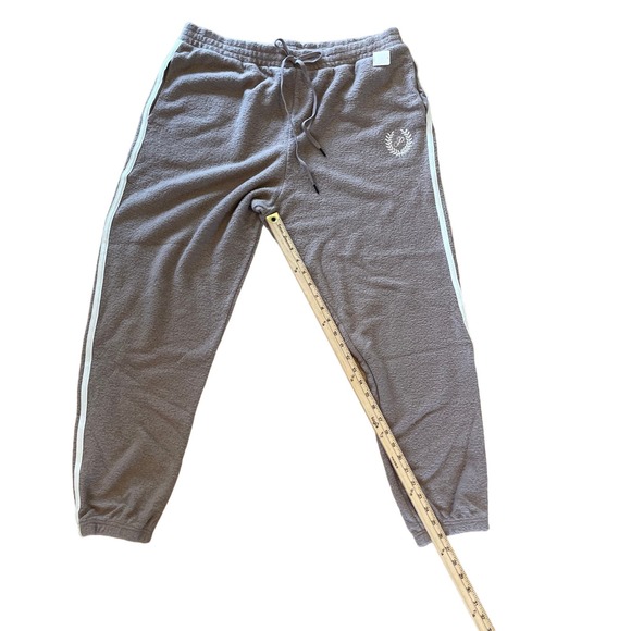 NWT Victoria's Secret PINK Fuzzy Brown Crop Track Set XL - Picture 6 of 10